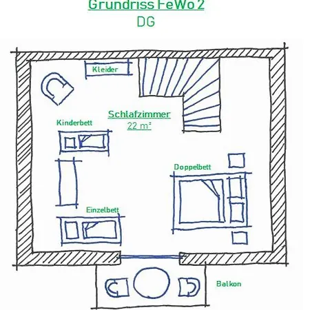 Apartment Fewo Grafenhausen 2 *